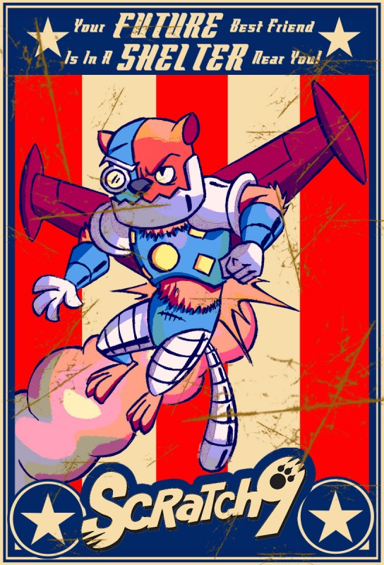 Scratch9 N3K0 Trading Card Artwork #8