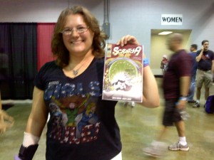 Toni purchased our last copy of Scratch9 #1 at Wizard Chicago