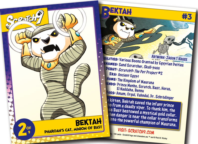 Scratch9 Trading Card #3 - Bektah - Debuting at Comikaze Expo 2015