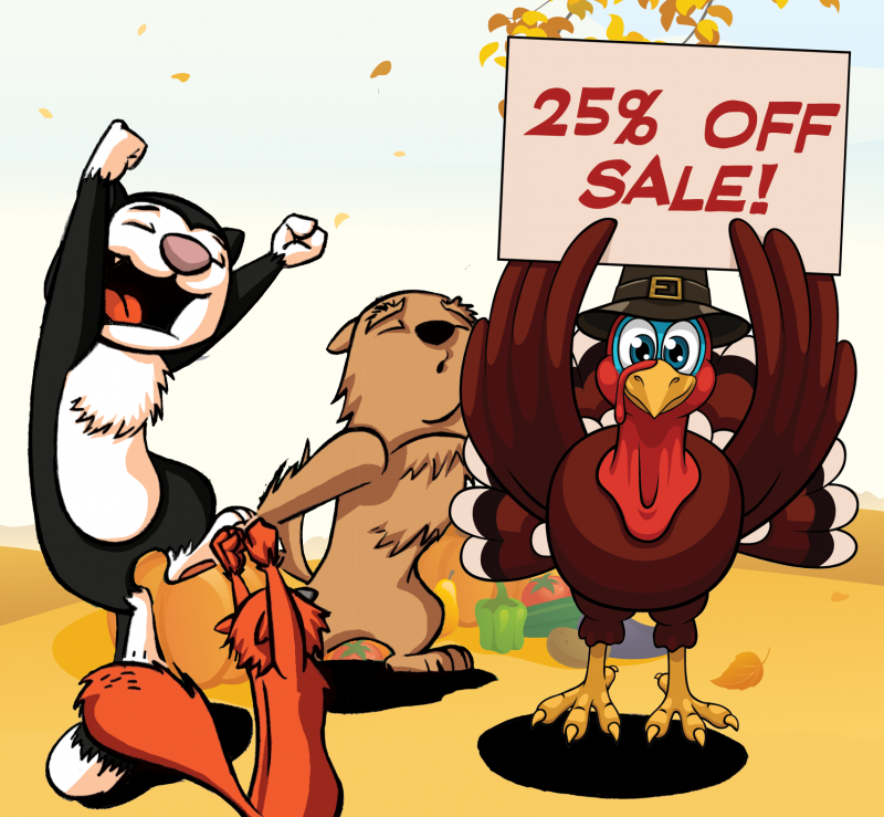 Scratch9 Black Friday 2015 25% OFF sale!